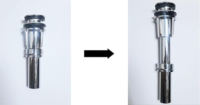높이 조절이 가능한 물마개