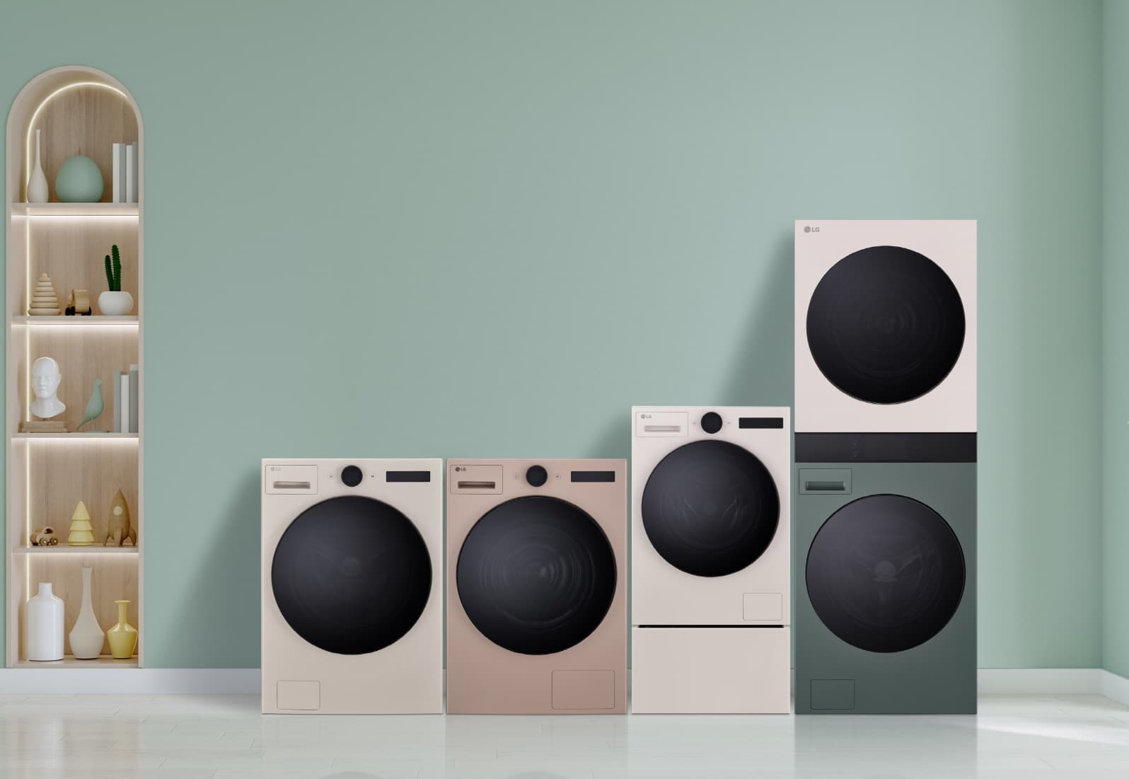 LG전자, AI 세탁·건조 가전 4종 출시